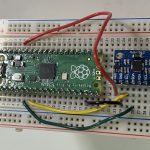 MPU6050 + Raspberry Pi Pico(Arduino) -> PCで3Dのキューブを回転表示